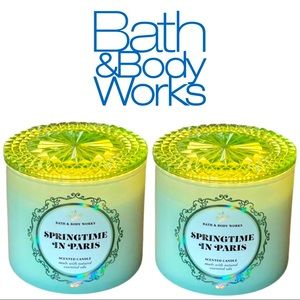 Springtime in Paris Bath & Body Works Candle Bundle